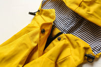 Klassischer britischer Hunde-Regenmantel / -Jacke, wasser- und winddicht – Gelb